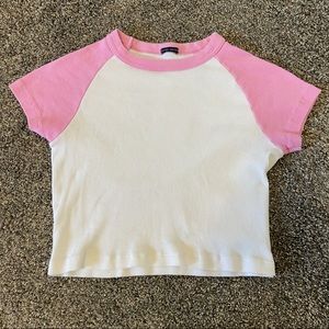 brandy melville pink bella tee